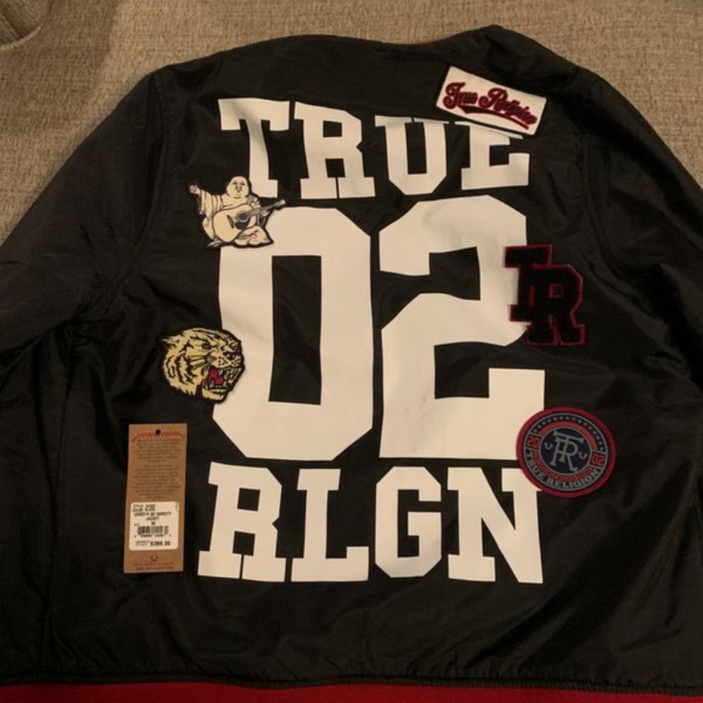 True Religion Varsity Jacket